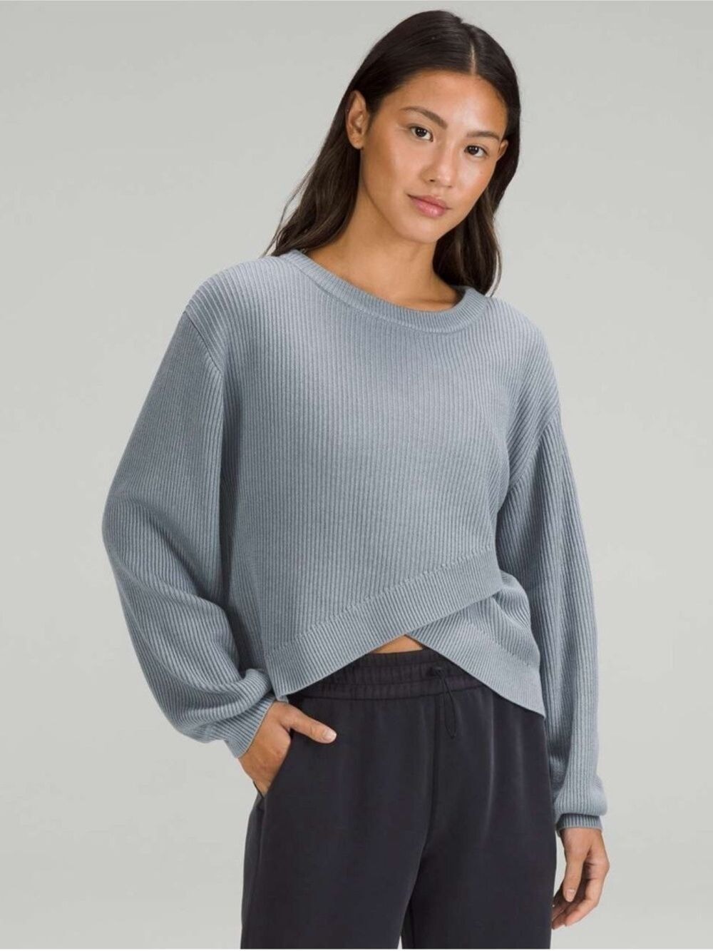 Lululemon Reversible Crossover Sweater
Chambray Size 8